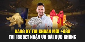 Đăng Ký Tài Khoản Mới +88k Tại 188bet Nhận Ưu Đãi Cực Khủng
